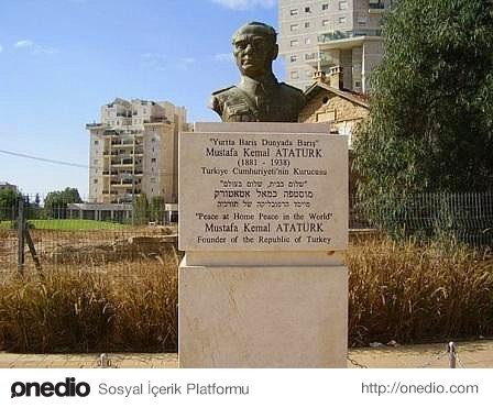 Ataturk Heykeli - Beer Sheva, İsrail