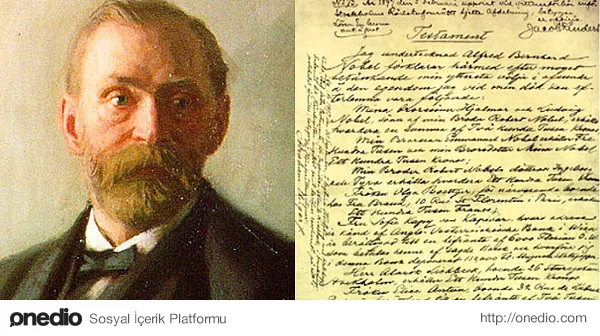 Toplamda 355 patenti bulunan Alfred Bernard Nobel, 10 Aralık 1896da İtalyada hayatını kaybetti. Vasiyeti üzerine her 10 Aralıkta Nobel Ödülleri sahiplerine teslim ediliyor.