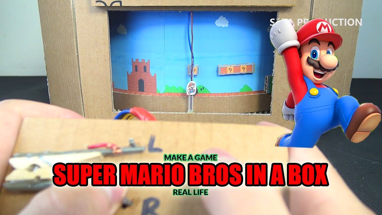 Kartondan Dusuk Maliyetli Super Mario Oyunu Yapmak Ister Misiniz
